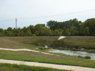 Wet pond on Battenburg Trail.