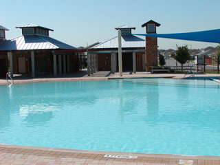 HOA-owned swimming pool in the Brookfield subdivision.