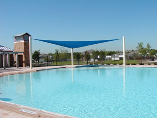 HOA-owned swimming pool in the Brookfield subdivision.