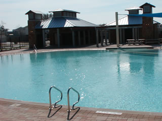HOA-owned swimming pool in the Brookfield subdivision.