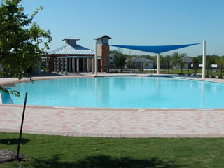 HOA-owned swimming pool in the Brookfield subdivision.