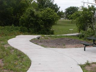 View along the District's hike and bike trail system.